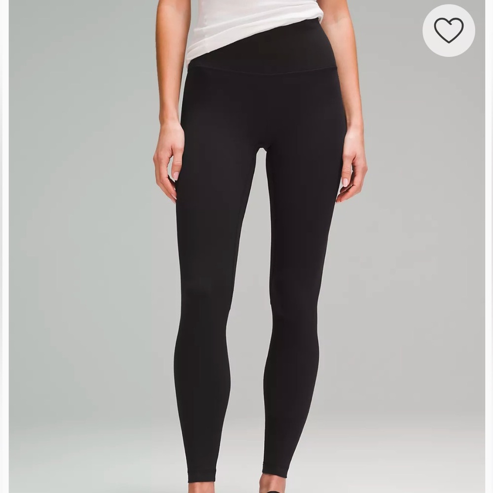 Black lulu-lemon high rise leggings